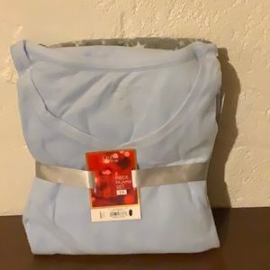 Croft & Barrow 2 pc PJ set 3X Blue Gray NWT